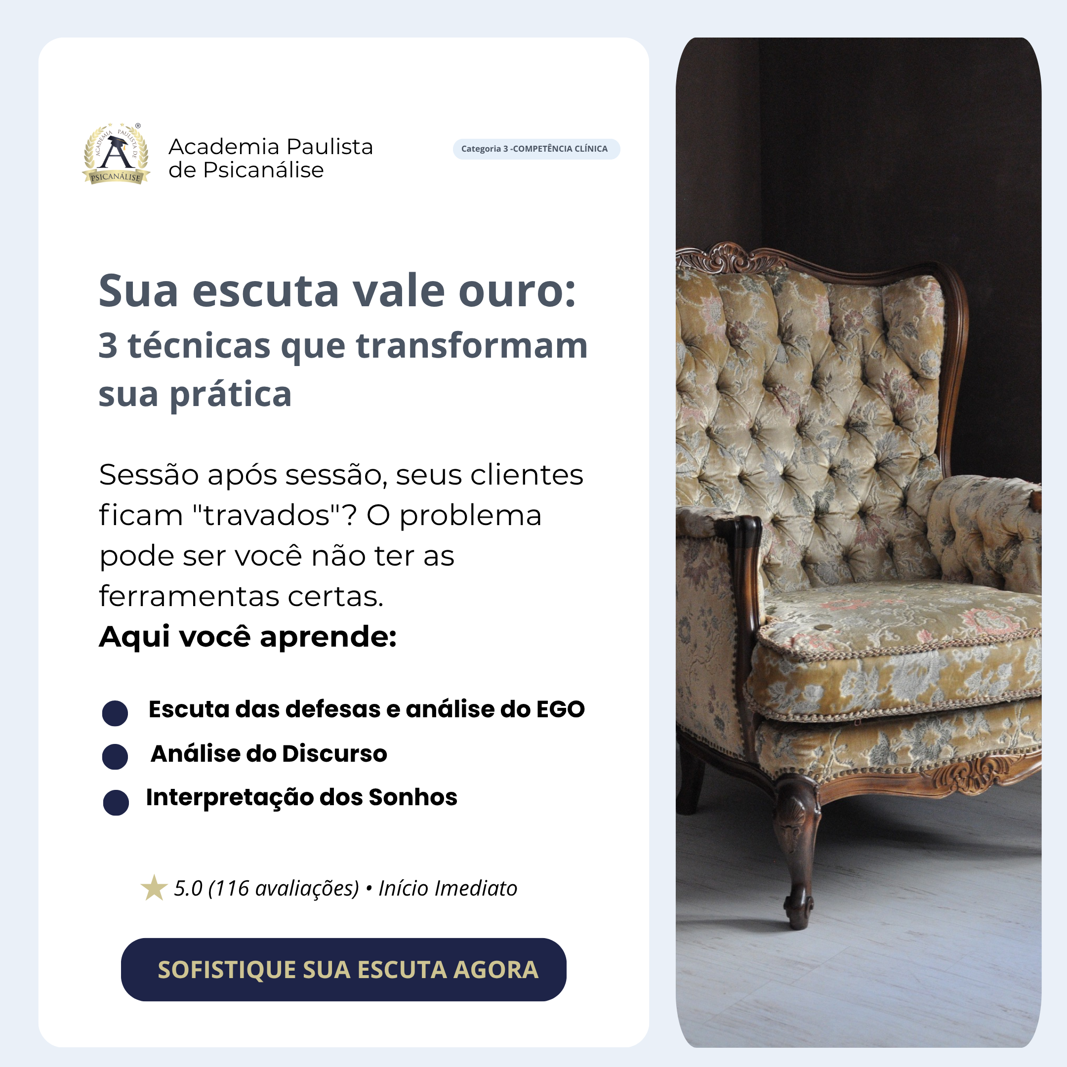 Sua Escuta Vale Ouro: 3 Técnicas que Transformam sua Prática